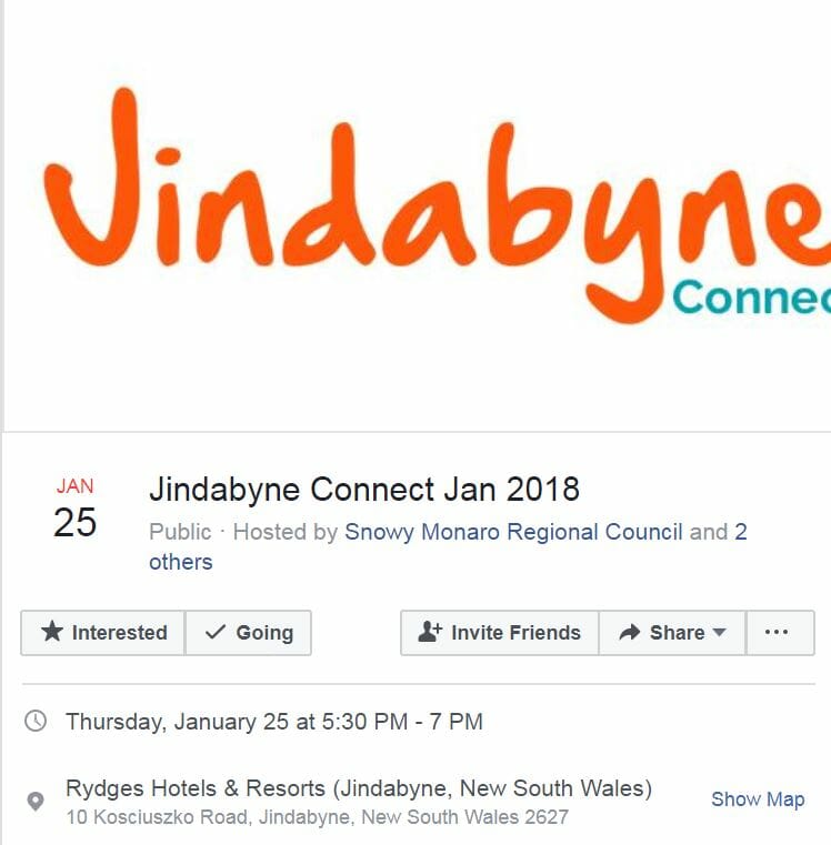 Jindabyne Connect – Informal Business Networking and Updates