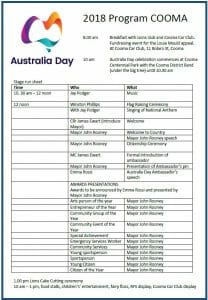 Australia Day Cooma Centennial Park