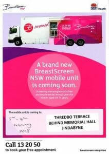 Breastscreen unit Jindabyne