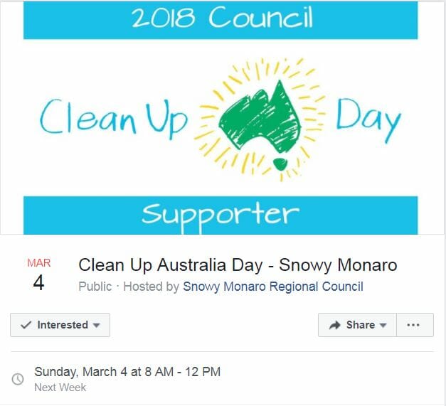Clean Up Australia Day 2018