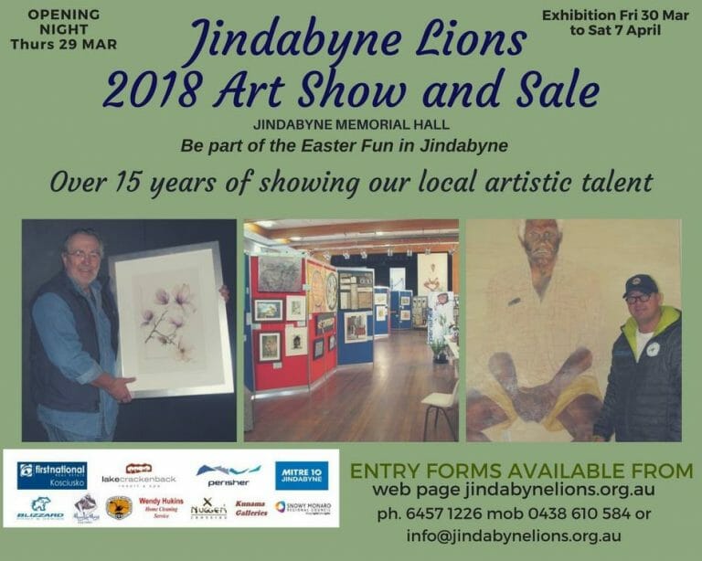 Jindabyne Lions 2018 Art Show and Sale – Jindabyne Memorial Hall
