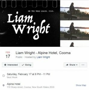 Live Entertainment Alpine Hotel Liam Wright
