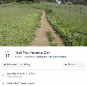 Trail maintenance Mill Street Carpark