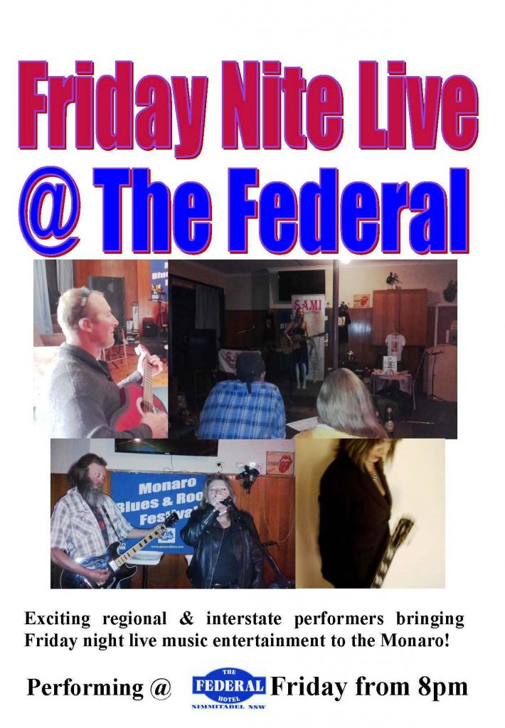Friday Nite Live Federal Hotel