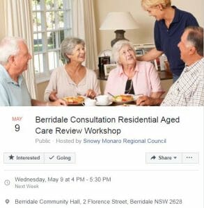Residential Aged Care Workshop