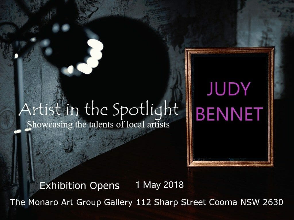 Artist in the Spotlight Monaro Art Gallery Cooma Judy Bennet