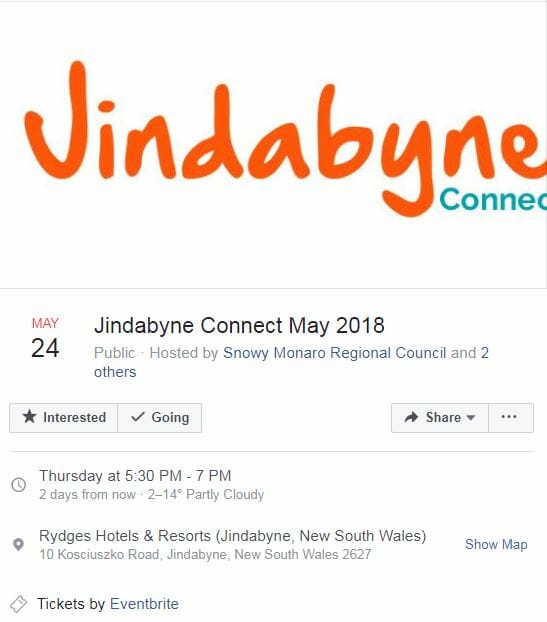 Jindabyne Connect May 2018 – Rydges Horizons Jindabyne