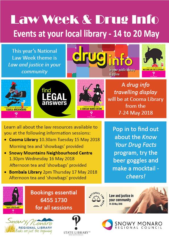 Drug Travelling Display – Cooma Library