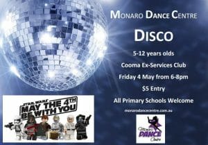 Monaro Dance Centre Fundraiser Disco