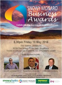 Snowy Monaro Business Awards 18th May 2018