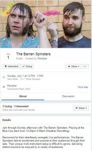 Barren Spinsters Blue Cow Deck