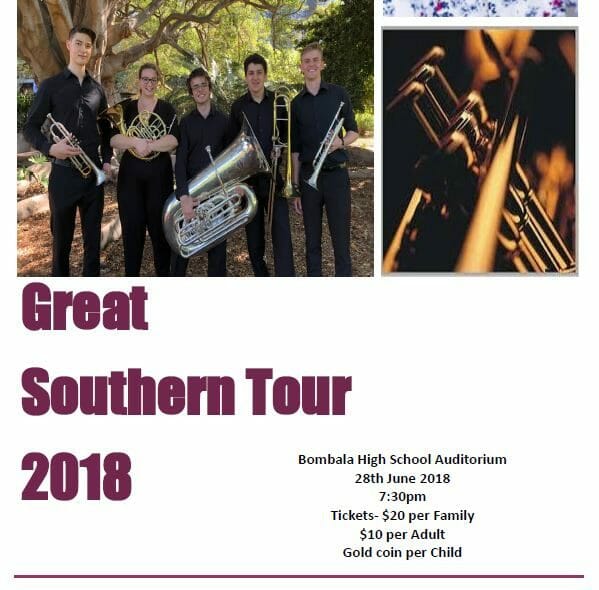 Great Southern Tour 2018 at Bombala High School Auditorium