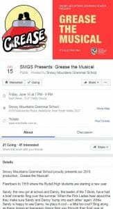Grease the Musical SMGS
