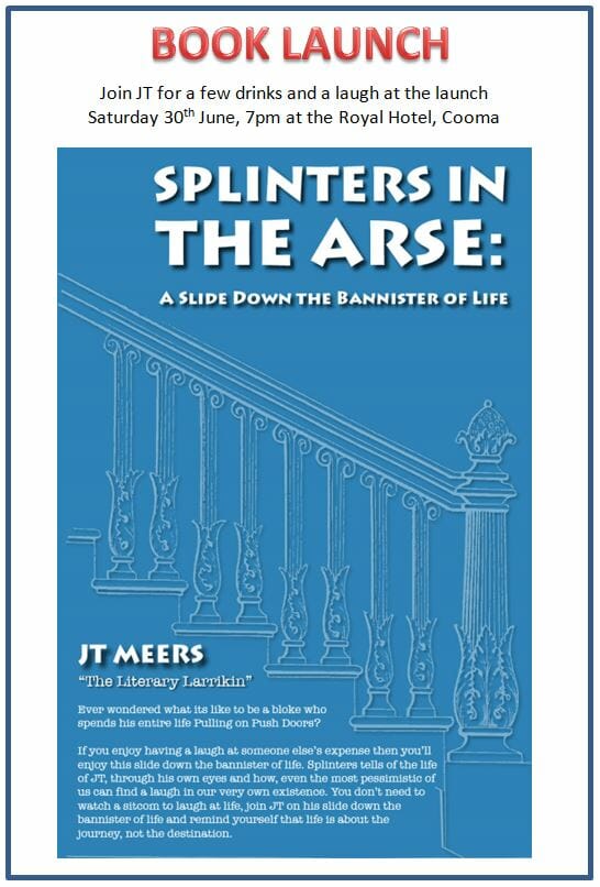 Book Launch ‘Splinters in the Arse’ at the Royal Hotel