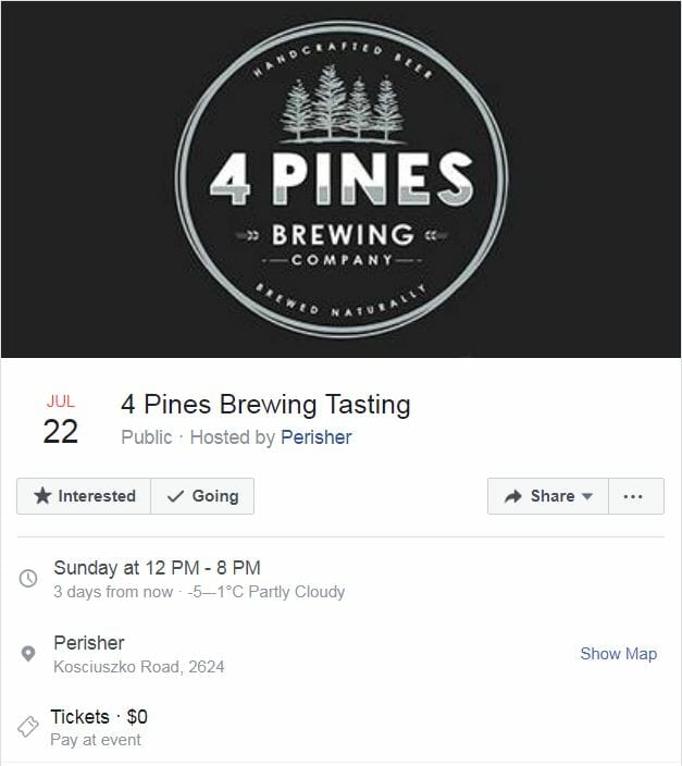 4 Pines Brewing Tasting – Perisher