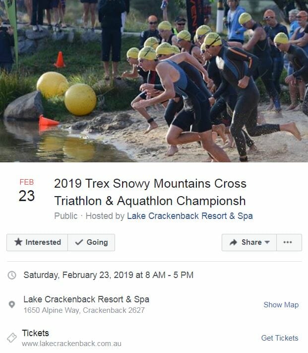 2019 Trex Snowy Mountains Cross Triathlon Series & Aquathlon Championships