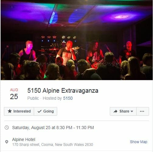 5150 Alpine Extravaganza @ the Alpine Hotel, Cooma