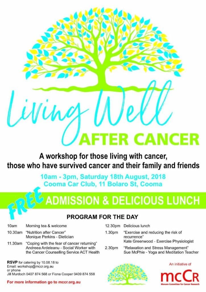 mccr Living Well after Cancer Cooma