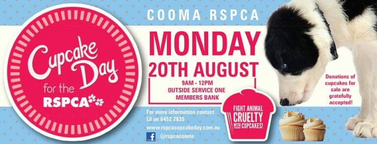 Cooma RSPCA Cupcake Day – Sharp Street, Cooma
