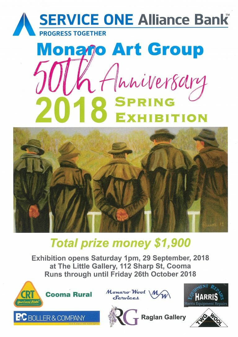 Monaro Art Group – 50th Anniversary Spring Exhibition 2018
