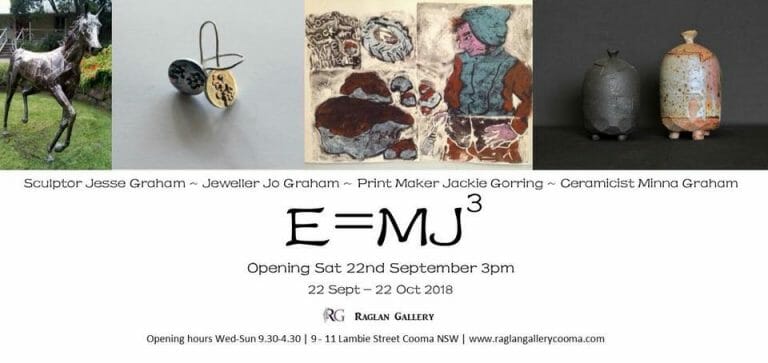 Raglan Gallery exhibition E=MJ3