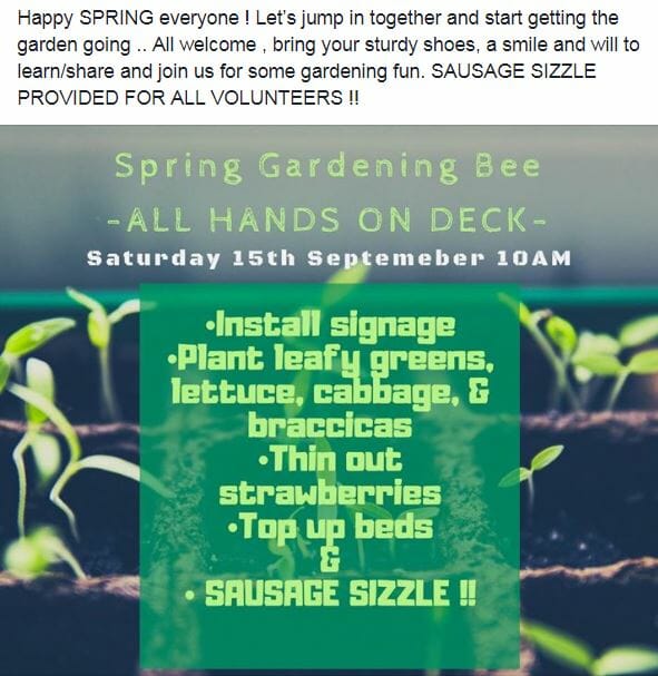 Jindabyne Community Garden Working Bee – Maintenance!