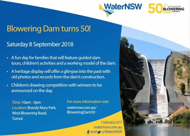 Blowering Dam turns 50!
