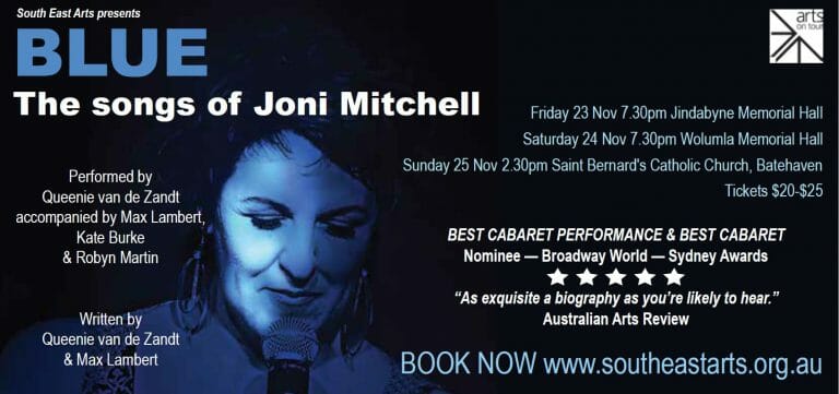 BLUE The Songs of Joni Mitchell – Jindabyne Memorial Hall