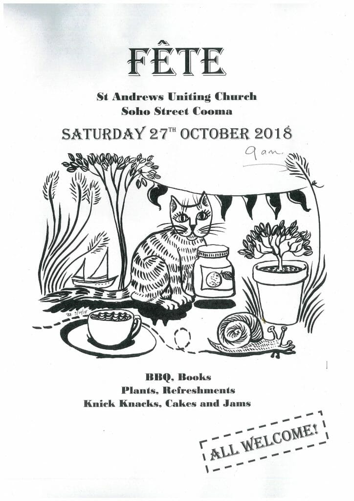 St Andrews Uniting Church Cooma Fete