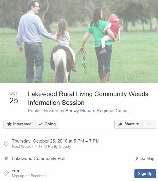 Lakewood Rural Living Community Weeds Information Session