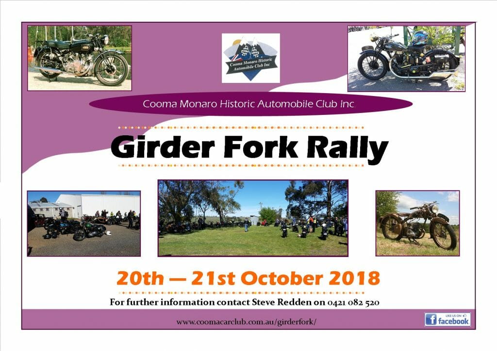 Girder Fork Rally Cooma Car Club 2018