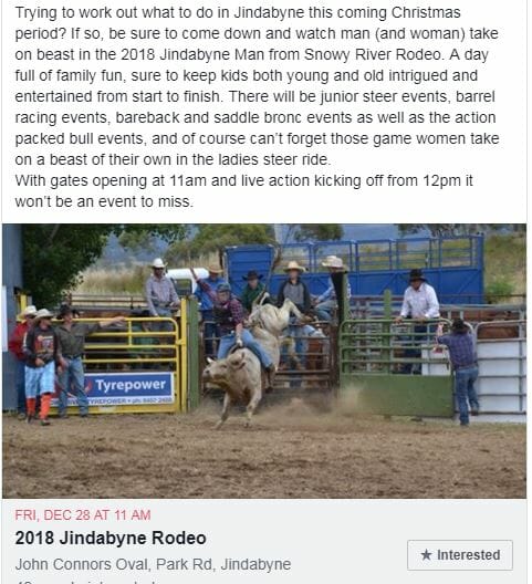 The Man from Snowy River Rodeo – Jindabyne