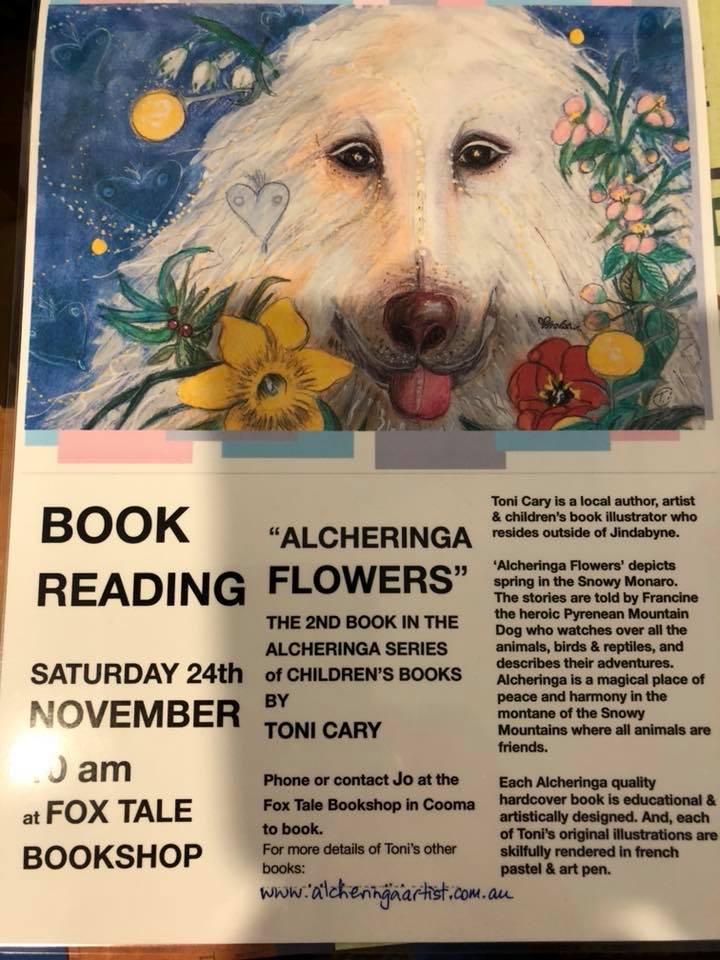 Book Reading: Alcheringa Flowers at Fox Tale books, Cooma