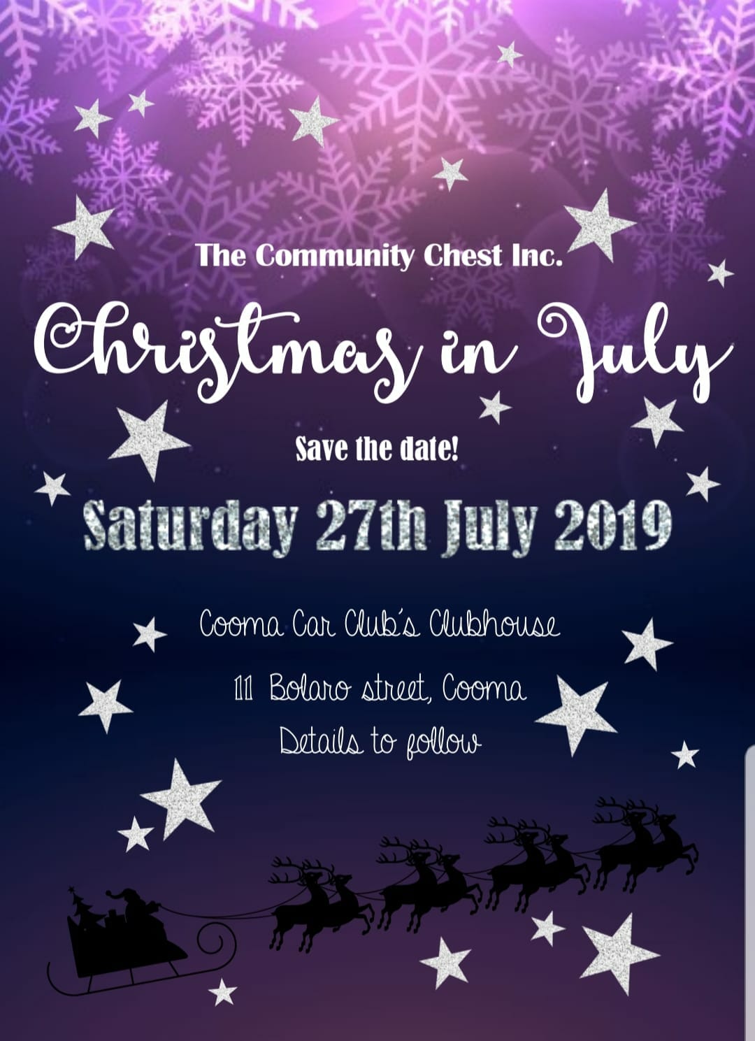 2019 Christmas In July Cooma Visitors Centre christmas in july 2019 Community Chest Inc 2019 Christmas In July Cooma Visitors Centre christmas in july 2019 Community Chest Inc