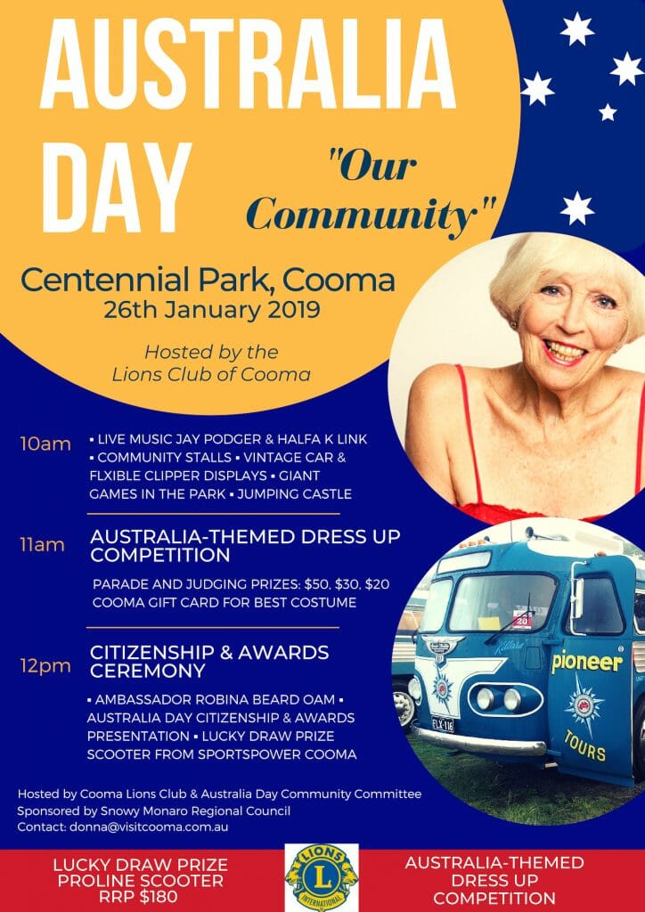 Australia Day 2019 - Centennial Park, Cooma - Visit Cooma