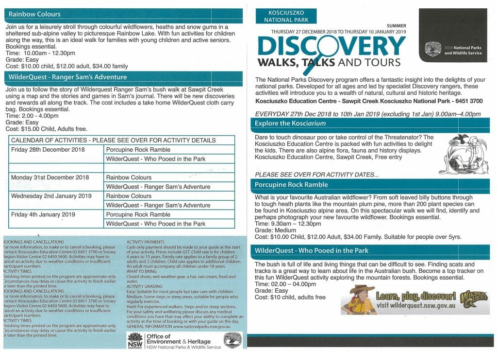 Discovery Tours Kosciuszko Sawpit Creek