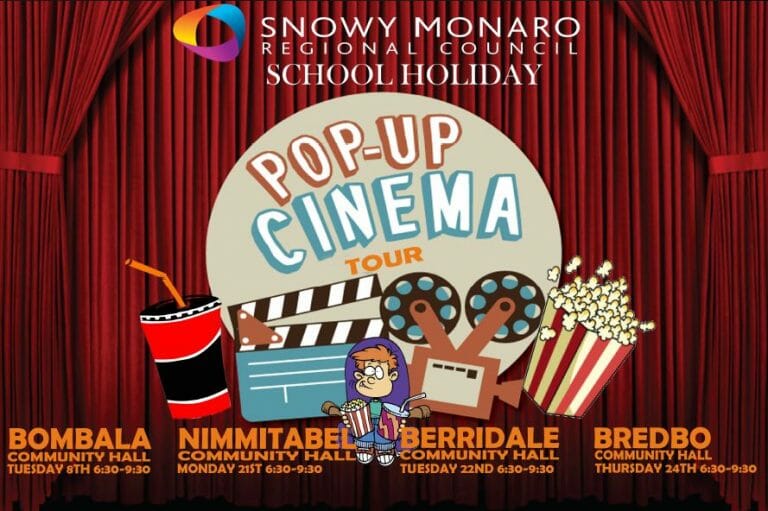 Snowy Monaro School Holiday Pop-Up Cinema Tour