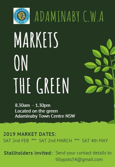 Adaminaby Markets on the Green