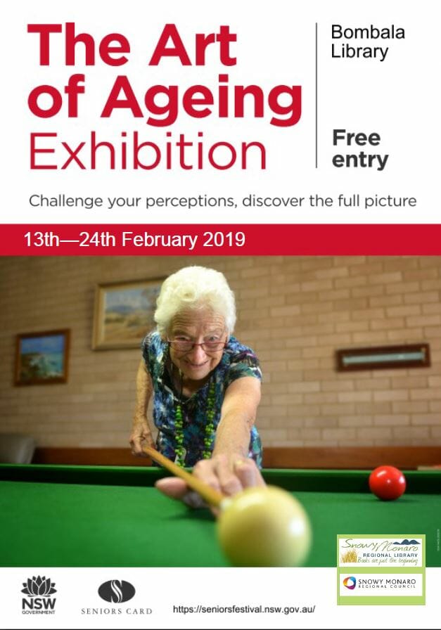 The Art of Ageing Exhibition – Cooma, Bombala and Mobile Libraries
