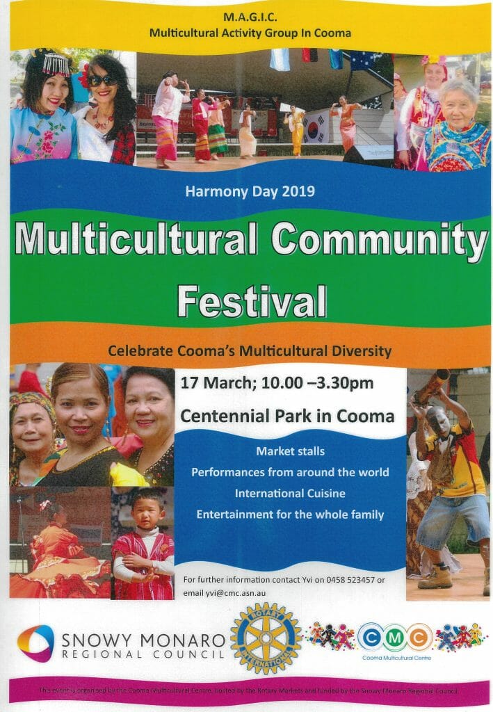 Multicultural Community Festival Harmony Day 2019
