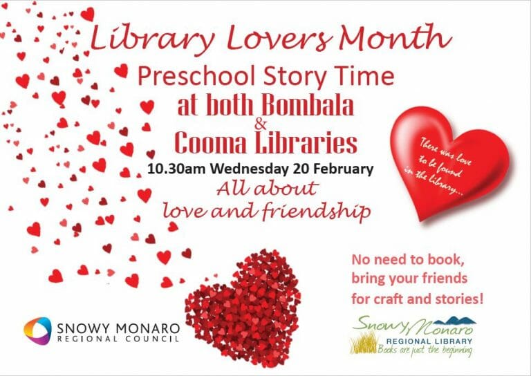 Library Lovers Month – Preschool Story Time