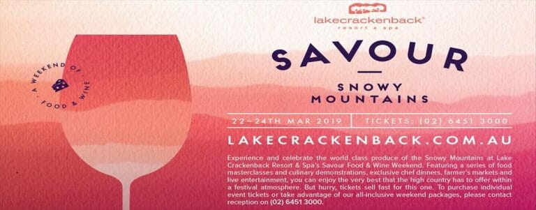SAVOUR Snowy Mountains – Food & Wine Weekend @ Lake Crackenback