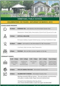 Nimmitabel Public School 150th Celebrations 2019