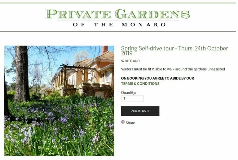 Private Gardens of the Monaro – Self-Drive Tour October 2019