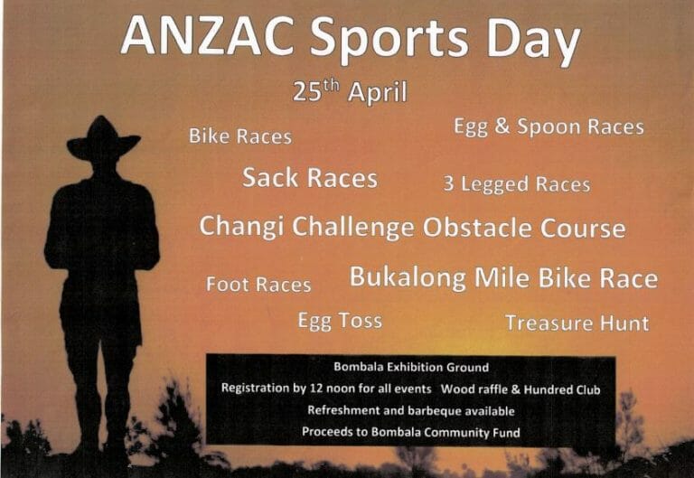 ANZAC Sports Day 2019 – Bombala