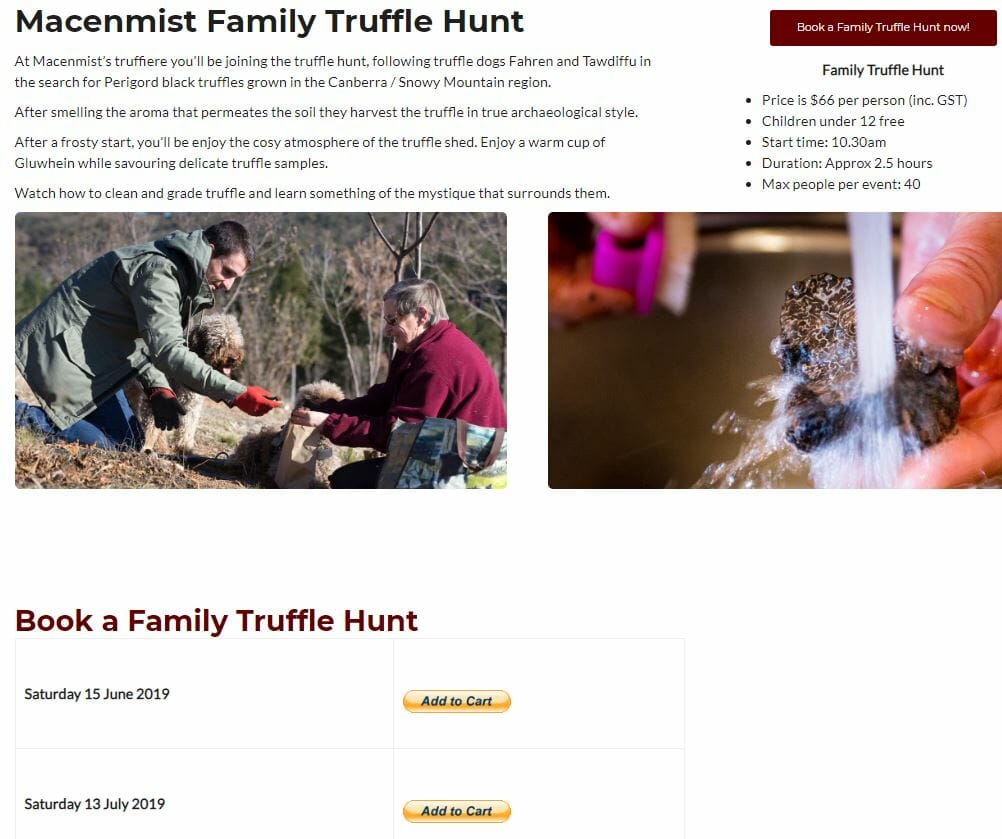Macenmist Family Truffle Hunt 2019
