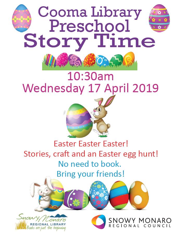 Cooma Library Preschool Story Time - Visit Cooma