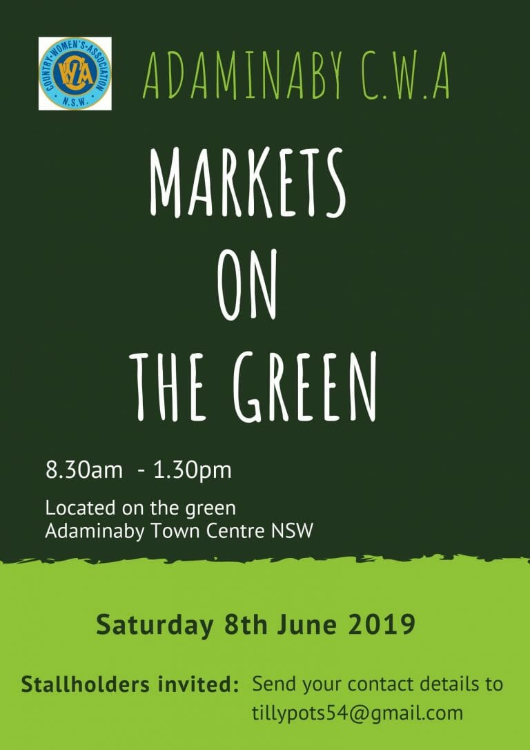 Markets on the Green – Adaminaby