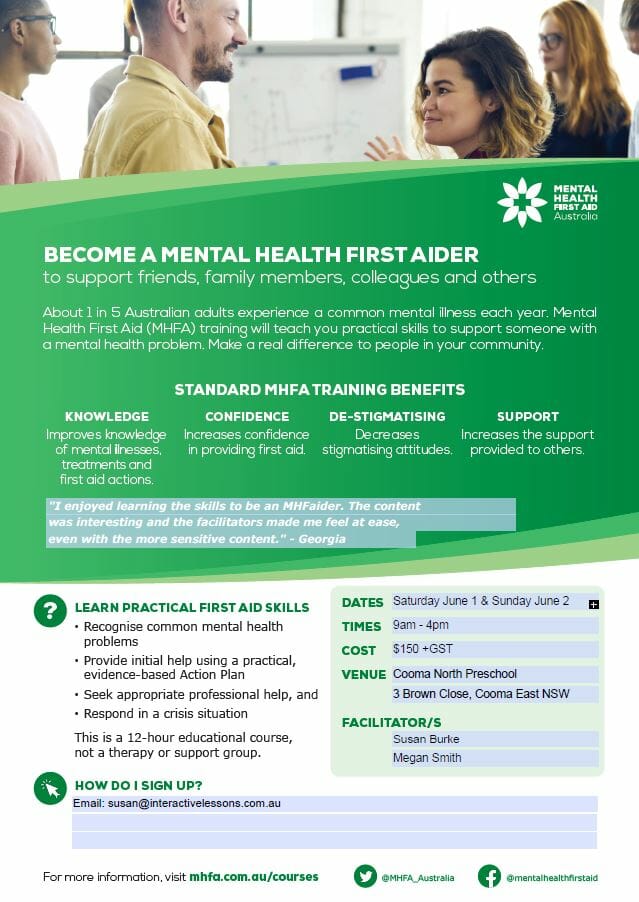 Become a Mental Health First Aider