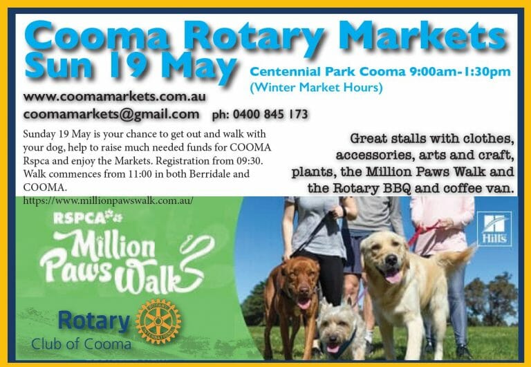 Cooma Rotary Markets 2019 – Centennial Park